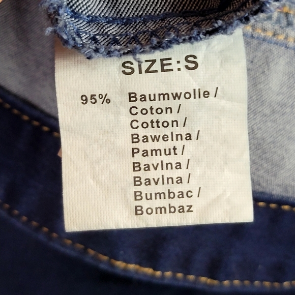 Jean Jacket By Sasha, Blue, Size S - Picture 7 of 7